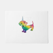 WEINER DOG WEINERCORN - Funny Dackel Unicorn T- Fußmatte (Vorderseite)