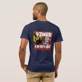 weiner für Präsidenten T-Shirt (Schwarz voll)