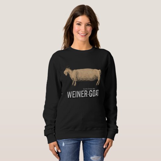 Weiner Goat Sweatshirt (Vorne ganz)