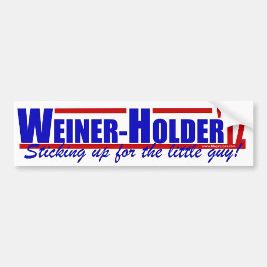Weiner Halter '12 - Anthony Weiner - Eric-Halter Autoaufkleber (Vorne)