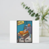Weiner Massage alias Backlink Funny Gifts & Cards Postkarte (Stehend Vorderseite)