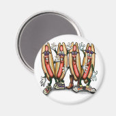 Weiner Party Magnet (Vorderseite/Rückseite)