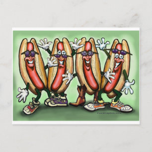 Weiner Party Postkarte