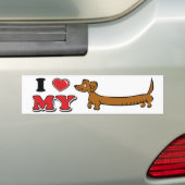 Weiner-Stoßdämpfer-Weiß Autoaufkleber (Auf Auto)