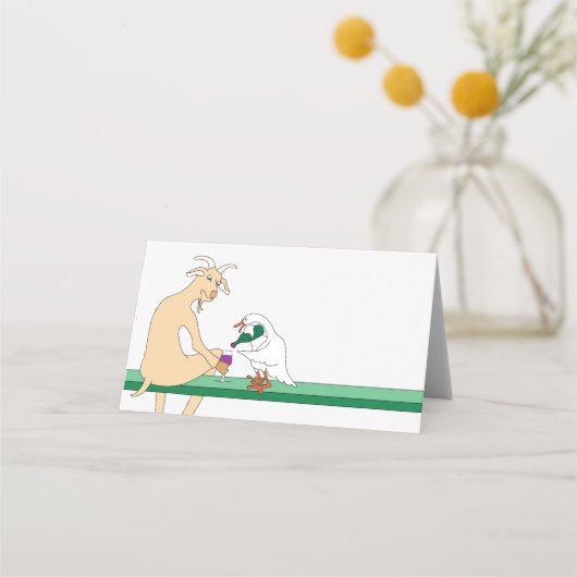 Weinessen Platzkarte (Vorderseite)