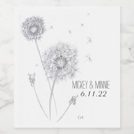 Weinetikett (Einzelnes Label)