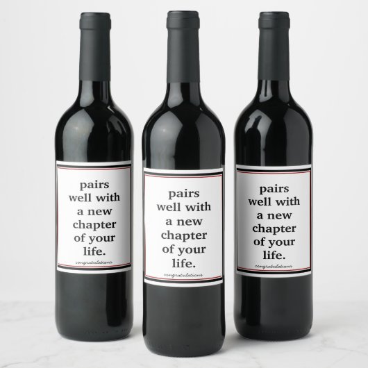 Weinetikett (Flaschen)