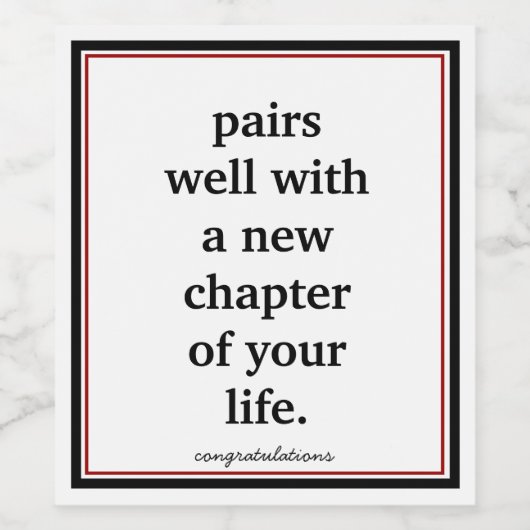 Weinetikett (Einzelnes Label)