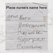 Weinetikett (Einzelnes Label)