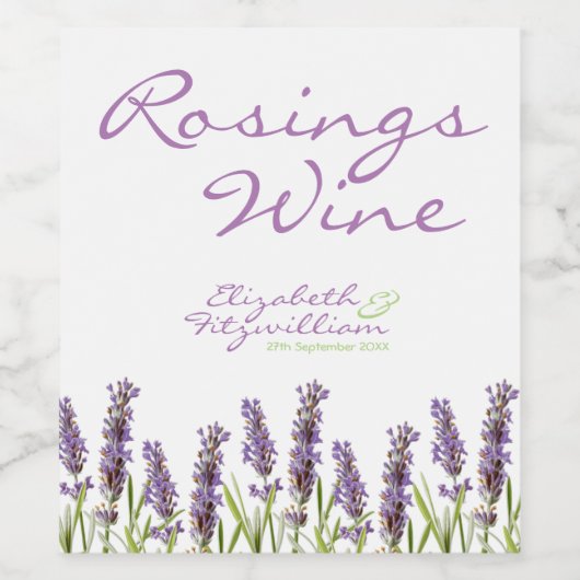 Weinetikett (Einzelnes Label)