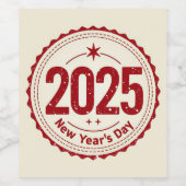 Weinetikett 2025 (Einzelnes Label)