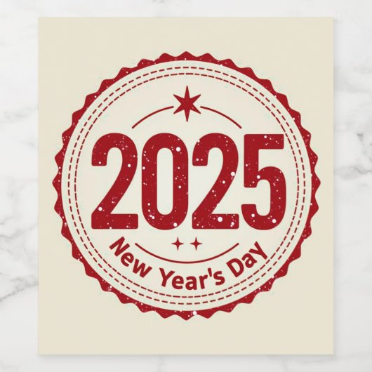 Weinetikett 2025 (Einzelnes Label)