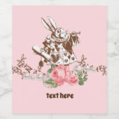 Weinetikett Alice im Wunderland (Einzelnes Label)