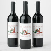 Weinetikett betrunken Jesters (Flaschen)