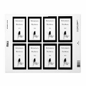 Weinetikett "Bird Silhouette" (Vorne)