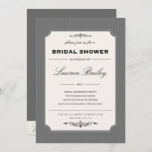 WEINETIKETT| BRIDAL SHOWING INVITATION EINLADUNG (Vorne/Hinten)