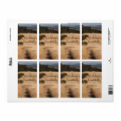 Weinetikett California Foothills (Vorne)