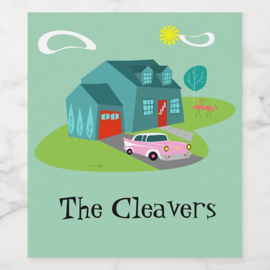 Weinetikett des Vorstädtischen Hauses (Einzelnes Label)