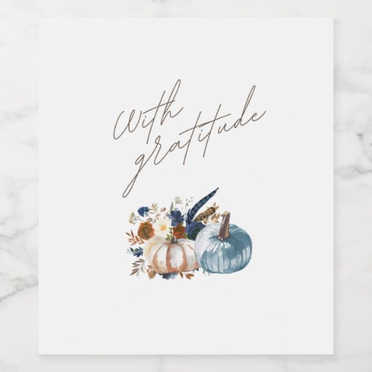 Weinetikett Erntedank (Einzelnes Label)