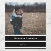 Weinetikett für kundenspezifisches Foto (Einzelnes Label)