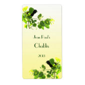 Weinetikett für Vögel (Vorne)