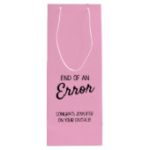 Weinetikett Geschenktüte Für Weinflaschen (Rückseite)