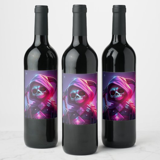 Weinetikett Grimischer Sensenmann (Flaschen)