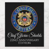 Weinetikett im Alter von 22 Jahren