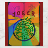 Weinetikett Joker (Einzelnes Label)