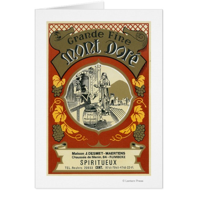 Weinetikett Mont Dore (Vorne)