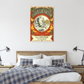 Weinetikett Mont Dore Leinwanddruck (Insitu (Schlafzimmer))