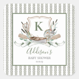 Weinetikett Quadratischer Aufkleber