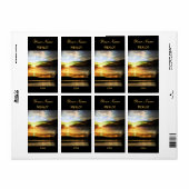 Weinetikett Sunrise (Vorne)