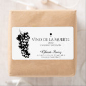 Weinetikett vino de la muerte (Insitu)