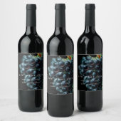 WEINETIKETT: "VINTAGE GRAPEN" KUNSTBAR WEINETIKETT (Flaschen)