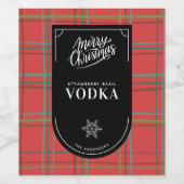 Weinetikett Vodka (Einzelnes Label)