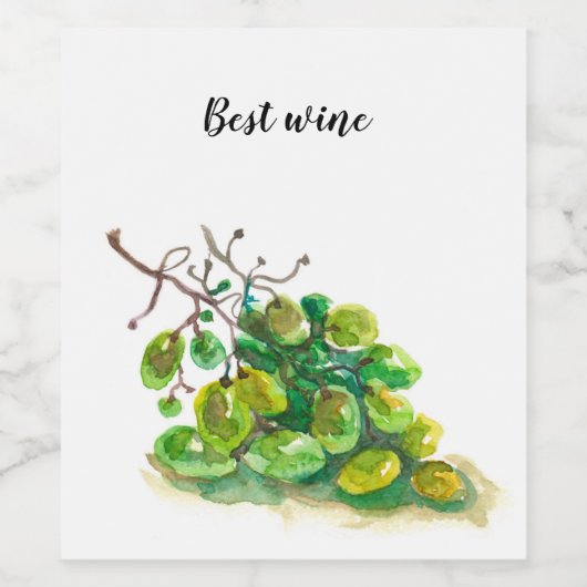 Weinetikett. Weinetikett (Einzelnes Label)