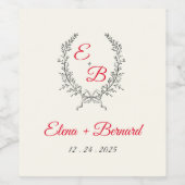 Weinetiketten personalisiert weinetikett (Einzelnes Label)