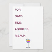 WEINEVENT - PARTY EINLADUNGEN (Rückseite)