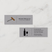 Weinexperte Mini Visitenkarte (Vorne/Hinten)