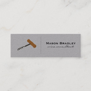 Weinexperte Mini Visitenkarte