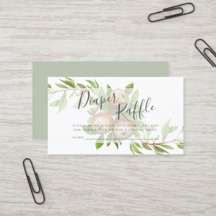 Weinfarbäpfel-Gewinnkarte Visitenkarte