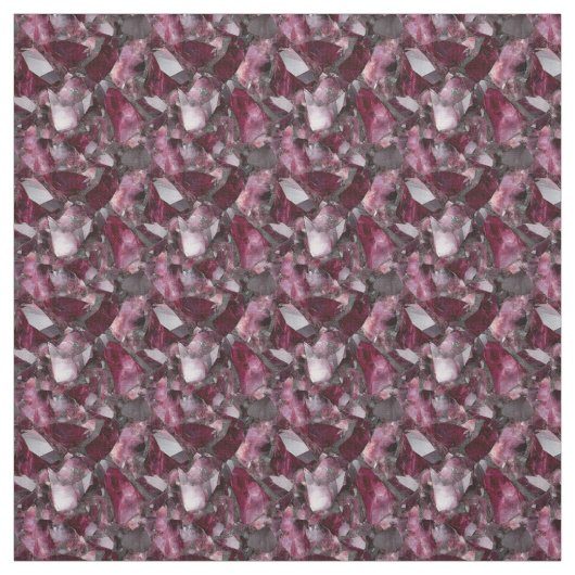 Weinfarbene Edelsteine Stoff (Muster)