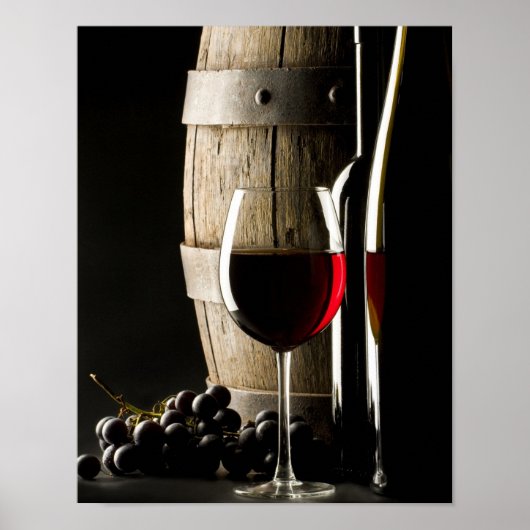 Weinfass Poster (Vorne)