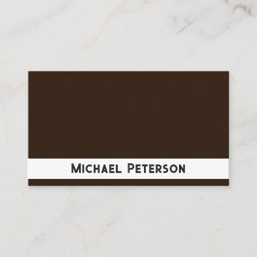 Weinfässer - Hellbraun Visitenkarte (Vorderseite)