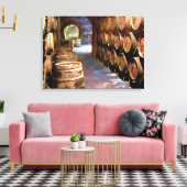 Weinfässer im Weinkeller Leinwanddruck (Insitu (Wohnzimmer))