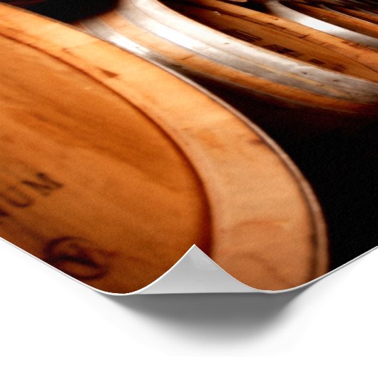 Weinfässer Keller Bar Print Poster (Ecke)