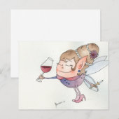 Weinfee Postkarte (Vorne/Hinten)