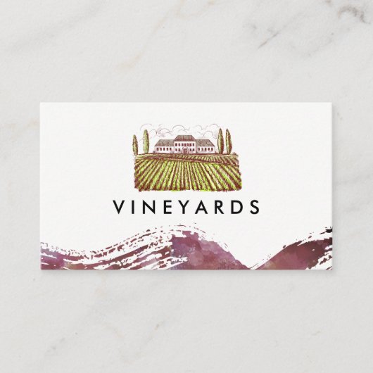 Weinfeld Visitenkarte (Vorderseite)