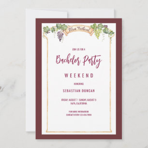 Weinfestival Einladung